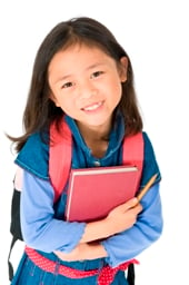 Girl learning English as a second Language with Fast ForWord